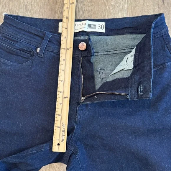 Barbell Apparel Mens Straight Athletic Fit Denim Jeans Dark Rinse 30x33 NWT - Picture 5 of 9